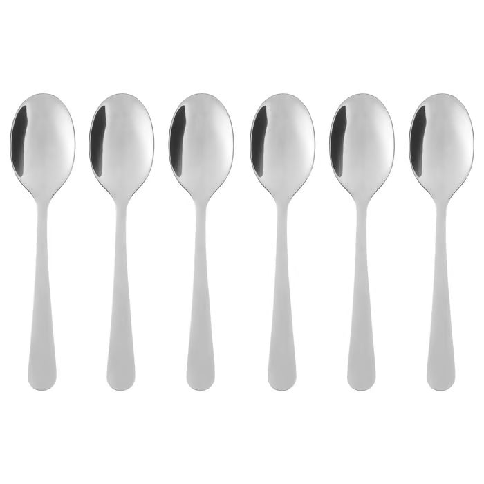 IKEA DRAGON Coffee Spoon Stainless Steel — Set of 6 | Dishwasher-Safe, 11 cm