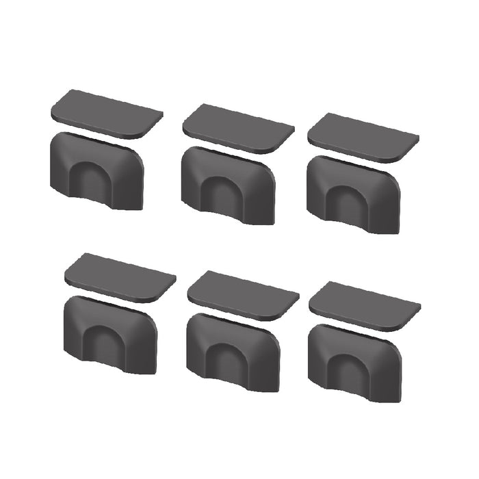 IKEA BERGHALLA Knobs - Handles, grey, 2 peices.