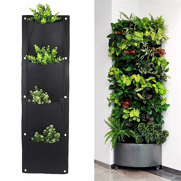 Digital Shoppy Wall-mounted Felt Planting Bag Manufacturers Supply Multiple Plant Planting Bags