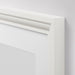 Close-up of IKEA EDSBRUK white frame, 50x70 cm (19 ¾x27 ½"); smooth finish with beveled edge and precise corner joinery – minimalist design ideal for modern home or office wall decor - 40427331