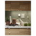IKEA EKOLN beige soap dispenser packaging and product flat lay