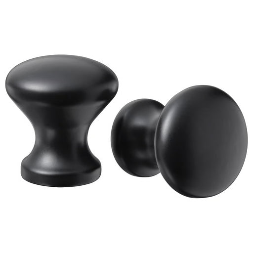 IKEA ENERYDA black cabinet knob 20mm round modern design #00347529
