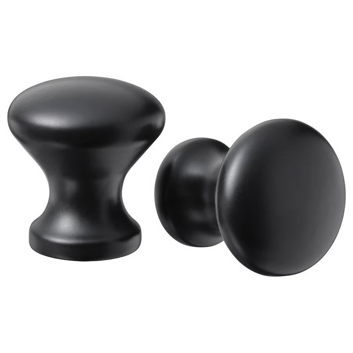 IKEA ENERYDA black cabinet knob 20mm round modern design #00347529