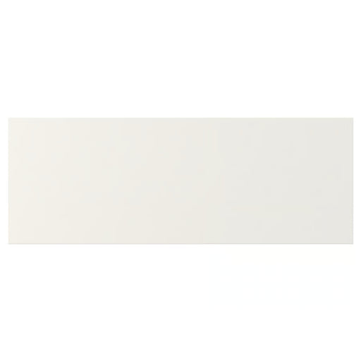 IKEA ENHET white drawer front, smooth finish, rectangular kitchen cabinet panel #10481334