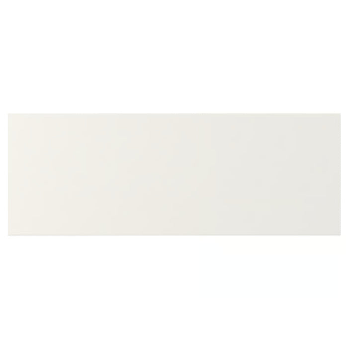 IKEA ENHET white drawer front, smooth finish, rectangular kitchen cabinet panel #10481334
