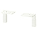 IKEA ENHET white cabinet legs with adjustable feet and screws, set of 2 #40481785