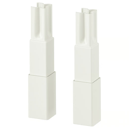 IKEA ENHET white kitchen legs for base frame, adjustable height, pack of 2 #00481787