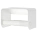 IKEA ENUDDEN white wall-mounted toilet roll holder with lid shelf, front view #90629968