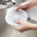 Bathtub drain cover with odor-blocking seal – keeps water flowing & traps hair efficiently.