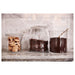  IKEA IKEA365+ round glass jar 1.7L in use on kitchen countertop with pantry items
