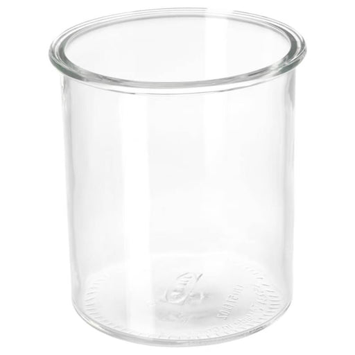 IKEA IKEA365+ round clear glass jar 1.7L front view on white background #20393252