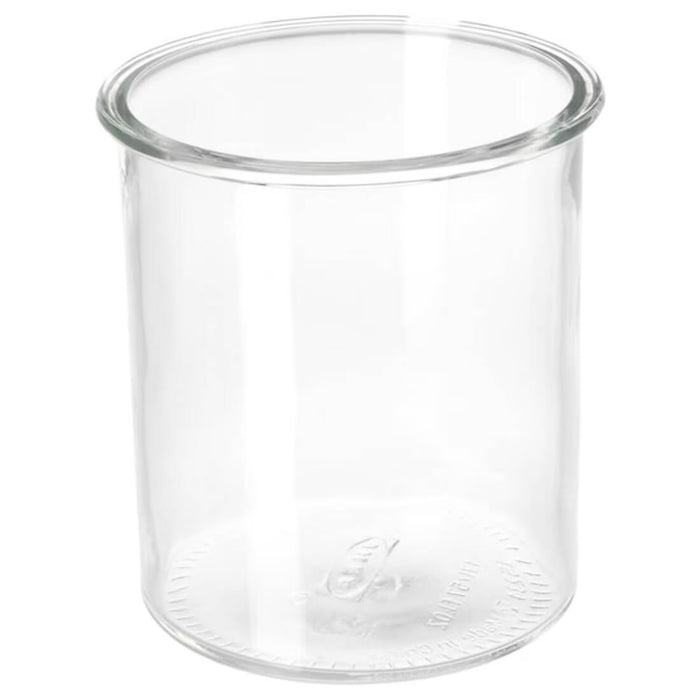 IKEA IKEA365+ round clear glass jar 1.7L front view on white background #20393252