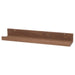 IKEA MOSSLANDA picture ledge, walnut effect, 55 cm (21 ¾ inches), wall-mounted for decor 00511341