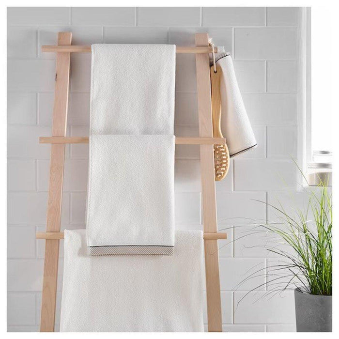 IKEA SPIRBJÖRNBÄR Room Darkening Curtains — Dark Brown-Red | Block Light & Privacy, 145x250 cm with washcloth, whitw, 30x30 cm