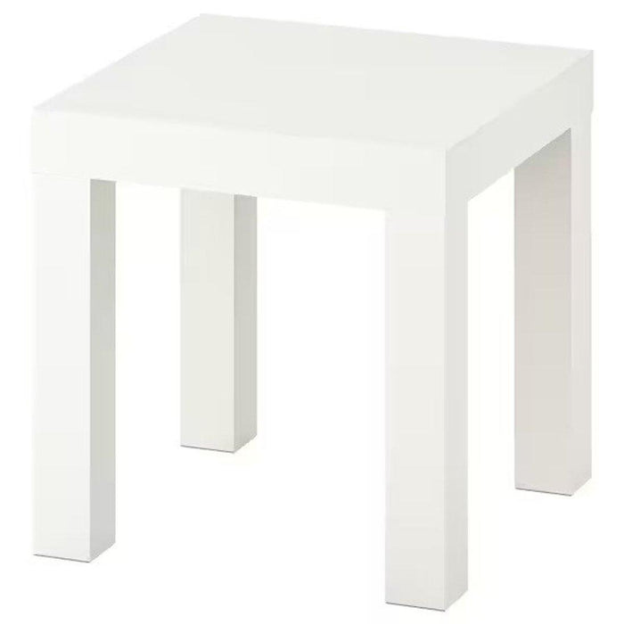 IKEA LACK Side table, white35x35 cm (13 3/4x13 3/4 ") with LACK Wall shelfLACK Wall shelf, white, 30x26 cm