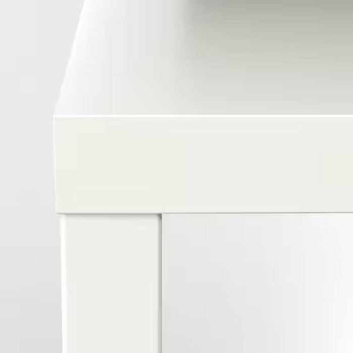 IKEA LACK Side table, white35x35 cm (13 3/4x13 3/4 ") with LACK Wall shelfLACK Wall shelf, white, 30x26 cm