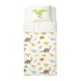 IKEA JÄTTELIK duvet cover and pillowcase set with playful dinosaur print on a white background, size 150x200 cm (59x79 inches) and 50x80 cm (20x32 inches).70464119
