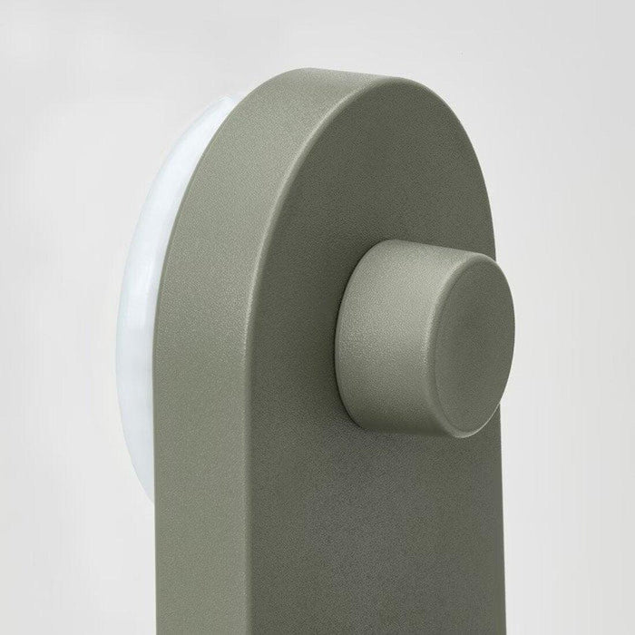 IKEA  ÖBONÄS Container with suction cup, grey-green with  Triple hook with suction cup, grey-green, 7x11 cm (2 ¾x4 ¼ ")