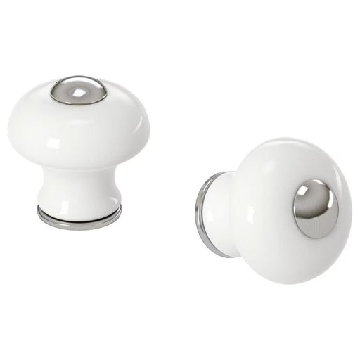 Porcelain white knob, 23 mm in diameter-00273142