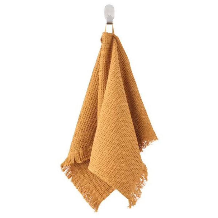 IKEA VALLASÅN bath towel dark yellow 70x140 cm withHand towel, 40x70 cm with Washcloth, 30x30 cm
