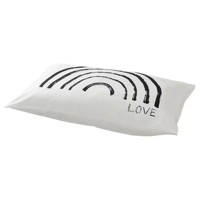 IKEA Pillow with Rainbow Pillowcase, 50x80 cm (20x31 ")