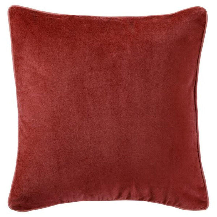 IKEA Inner Cushion pad, White/Soft, 50x50 cm (20x20) with Cushion Cover, red, 50x50 cm