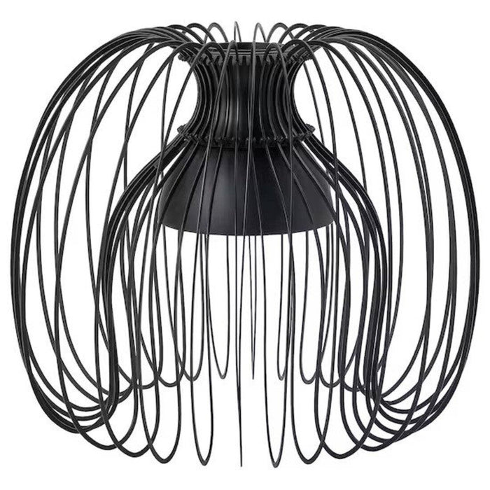 IKEA  KALLFRONT Pendant lamp shade, black52 cm with Pendant lamp shade, black, 32 cm