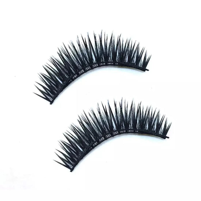 Digital Shoppy Beauty Glam Combo – 8PCS 3D Magnetic Eyelashes with Magic Color Changing Lip Balm