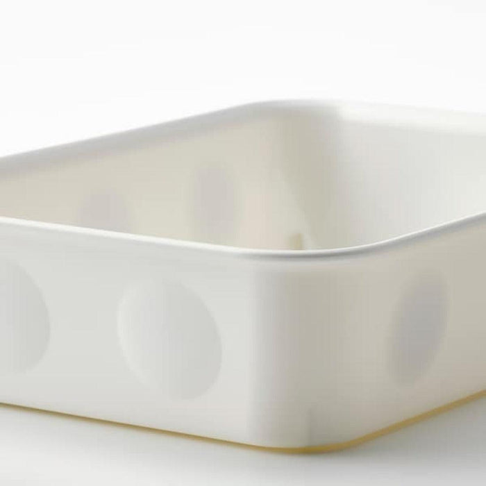 IKEA NOJIG Organiser, plastic/white, 10x10x5 cm and 25x35x5 cm (9 ¾x13 ¾x2 ") ( 2 pack )