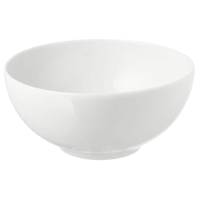 IKEA White Ceramic Bowl with Bamboo Chopsticks Set, 4 Pairs, Decorative Patterns, Includes Tissue Boxes