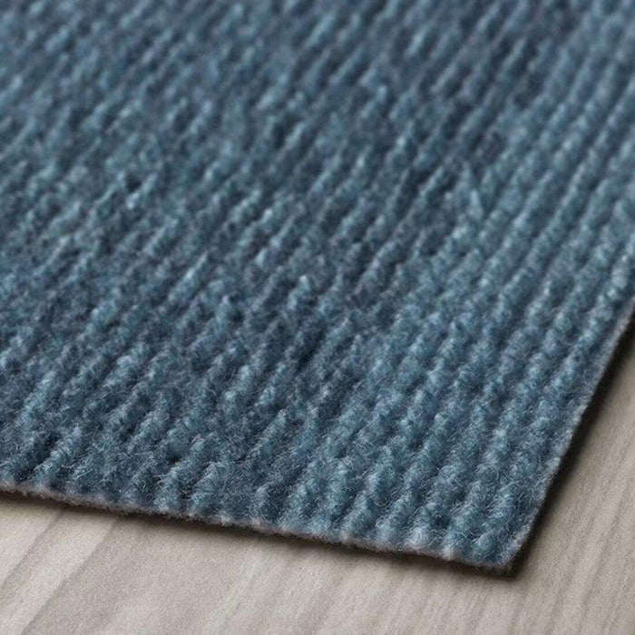 Ikea KLAMPENBORG Door Mat with Anti-Slip Underlay, Indoor, Blue, 50x80 cm