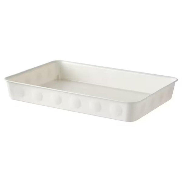 IKEA NOJIG Organiser, plastic/white, 10x10x5 cm and 25x35x5 cm (9 ¾x13 ¾x2 ") ( 2 pack )