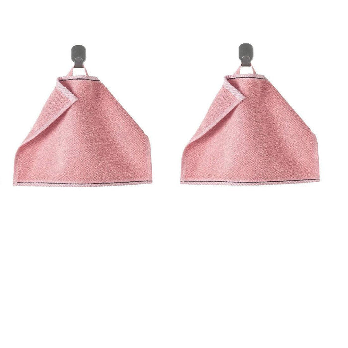 IKEA VIKFJÄRD hand towel, pink 40x70cm(2 pack ) with Washcloth, pink ( 2 pack )