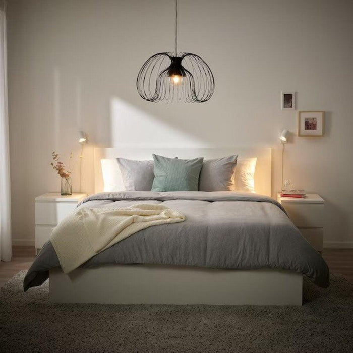 IKEA  KALLFRONT Pendant lamp shade, black52 cm with Pendant lamp shade, black, 32 cm