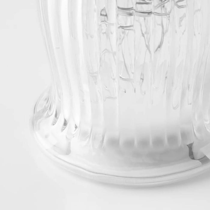 IKEA STRÅLA LED lighting chain with 15 lights, battery-operated/hat with LED table decoration, battery-operated bell-shaped/large clear