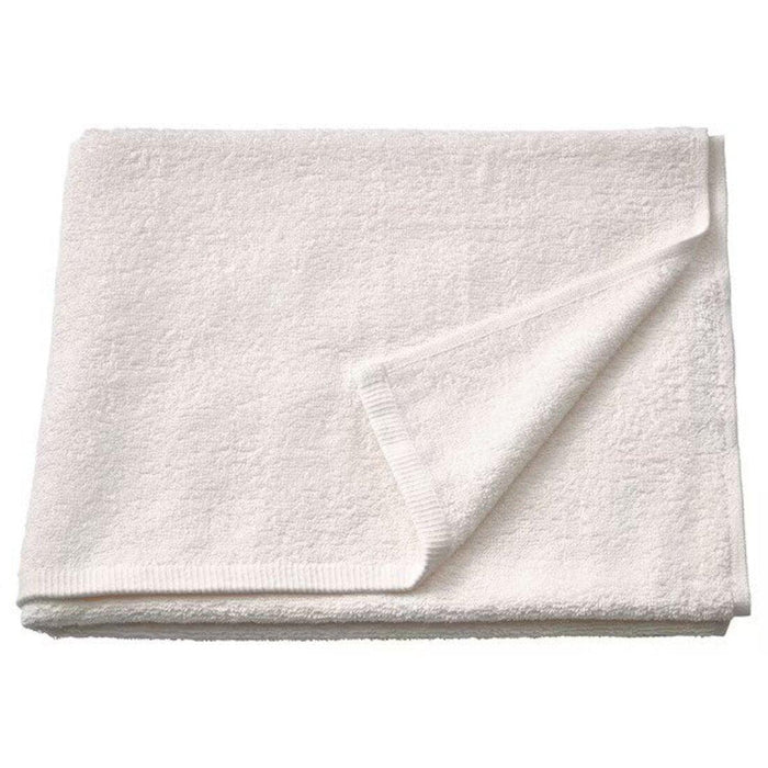 IKEA DIMFORSEN Bath towel, white70x140 cm with Hand towel, white40x70 cm and Washcloth, white30x30 cm