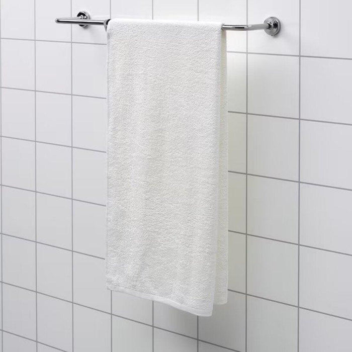 IKEA DIMFORSEN Bath towel, white70x140 cm with Hand towel, white40x70 cm and Washcloth, white30x30 cm
