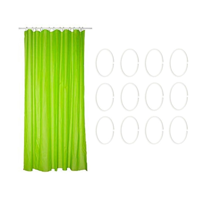 IKEA Shower Curtain, 180x200 cm (71x79) with 12 rings