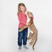 Digital Shoppy IKEA IKEA Leopard/Beige Soft Toy, 80 cm - Soft and cuddly companion for little ones' cozy playtime.