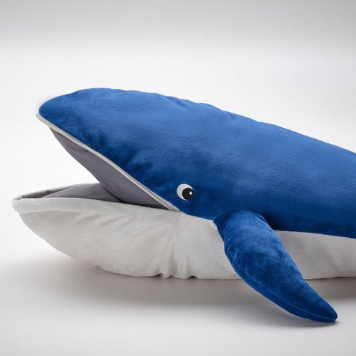 Digital Shoppy IKEA Blue Whale Plush Toy, 100 cm - Inspire your child's imagination with this lovable companion. 80522114 