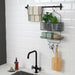 Digital Shoppy IKEA Two-tier shower hanger in black, easily accessible shower essentials