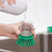 Convenient and stylish bright green IKEA Dish-washing brush with soap dispenser 60561007