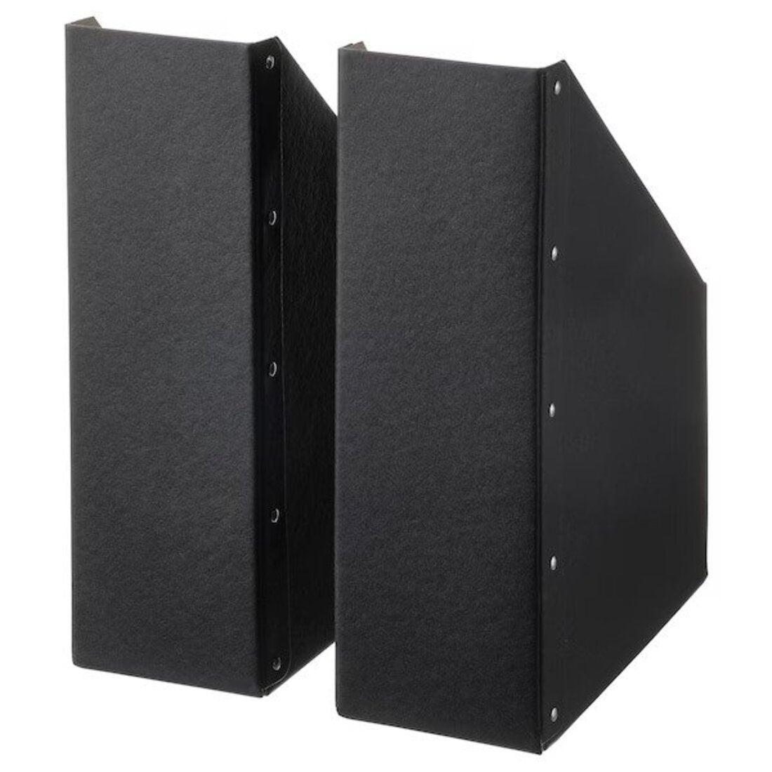 IKEA Magazine File - Black, 2 Pack: Keep Your Magazines Neat and Tid ...