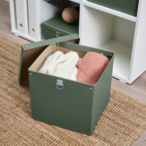 Compact pine storage box, 41 cm, suitable for home or office organization 90538765