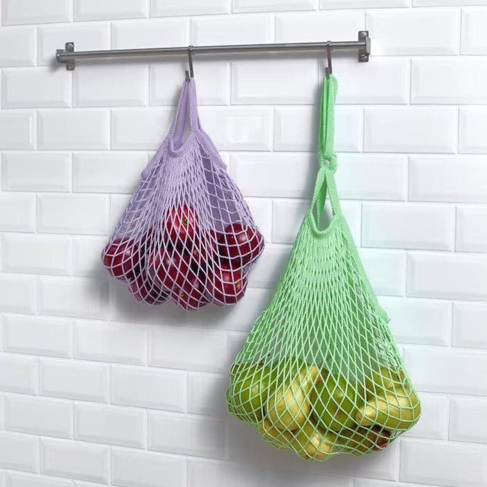 Versatile Net Bags - IKEA's Green and Lilac Set of 2 for Everyday Use