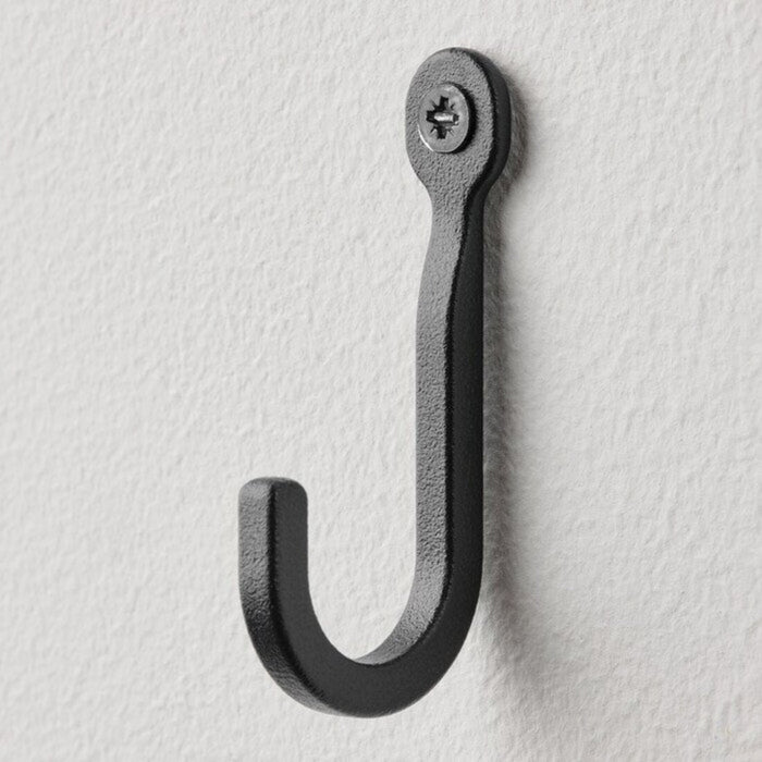 Elegant Black Wall Hook from IKEA - Functional and Chic