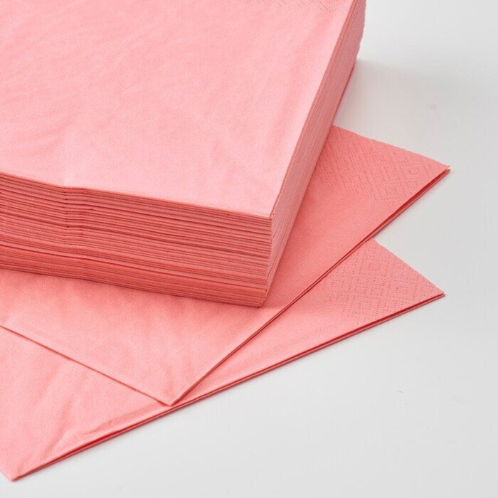 Digital Shoppy IKEA FANTASTISK Paper napkin, red, 40x40 cm-paper-napkin-tissue-disposable-table-setting-dining-restaurant-absorbent-decorative-fold-hygiene-digital-shoppy