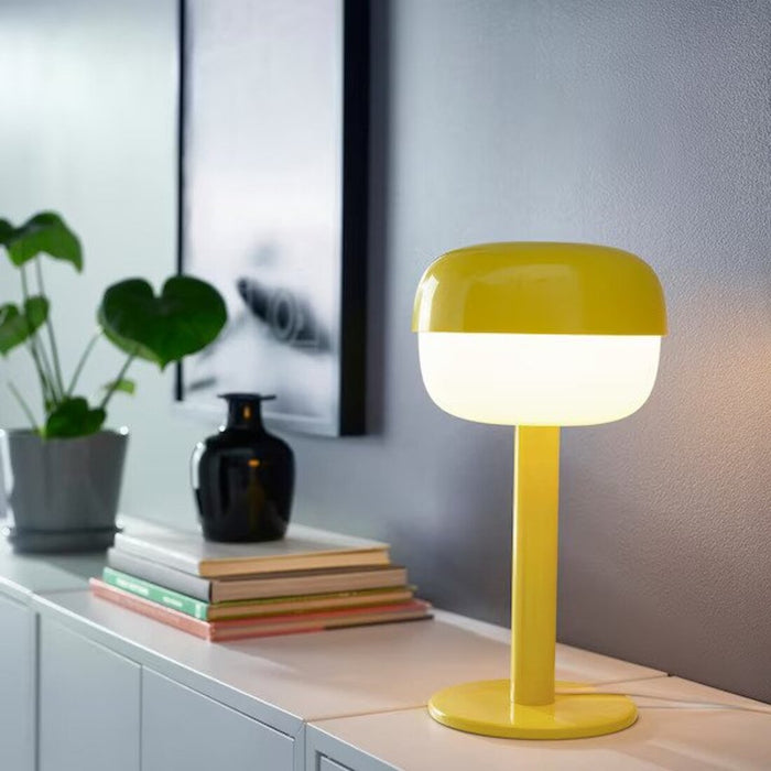 IKEA BLÅSVERK Table lamp, 36 cm (14 ") with LED bulb E14 470 lumen