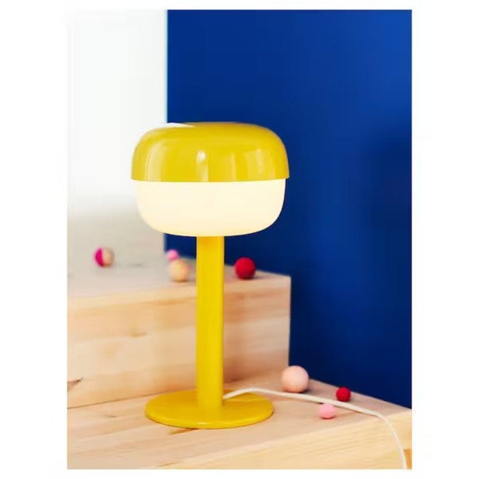 IKEA BLÅSVERK Table lamp, 36 cm (14 ") with LED bulb E14 470 lumen