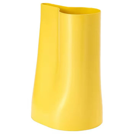 A bright yellow CHILIFRUKT Vase/Watering Can from IKEA, 17 cm (6 ¾ inches) in size.